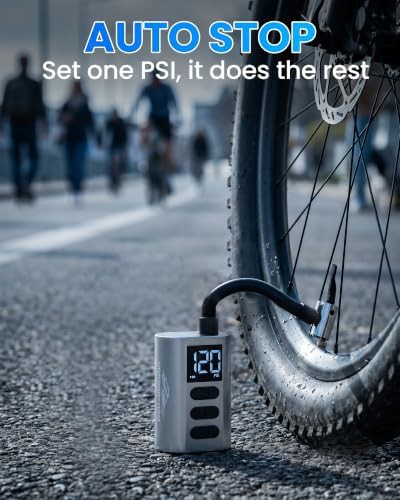 Rechargeable electric bicycle air pump — photo 4