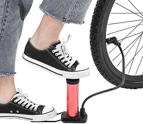 Red Aluminum Foot Activated Mini Pump — photo 4