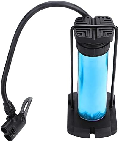 Blue Aluminum Foot Activated Mini Pump